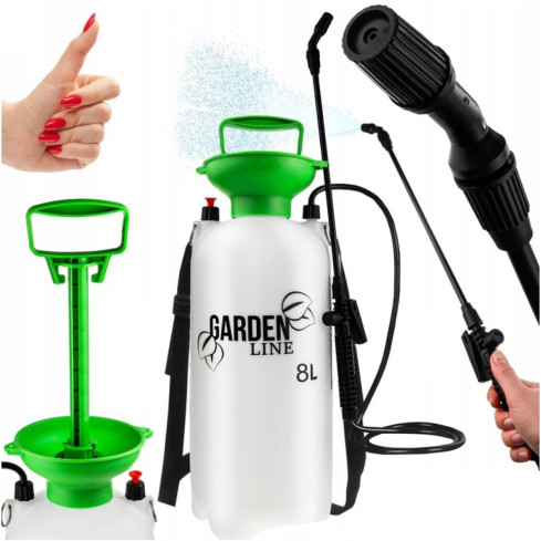 AOK2750 8L Gartenhanddrucksprühgerät mit einstellbarer Leistung und langer Lanze