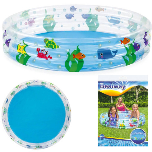 51004 Aufblasbares Tiefen Kinderplanschbecken 152X30cm Bestway