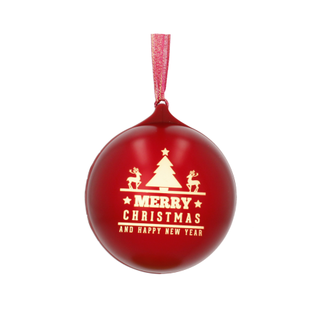 MUZ7613 Weihnachtskugel mit Lautsprecherfunktion, 8,5 × 8,5 × 9,5 cm