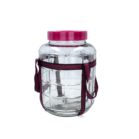 Glasgefäß, universell einsetzbar Glas mit Schraubverschluss und Griff, zum Einlegen von Gurken, 12 l