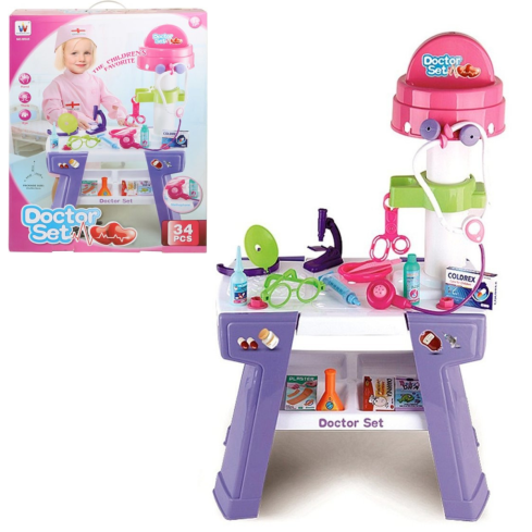TG55499 Arzt-Set, 34-teiliges Spielzeug-Arzt-Set