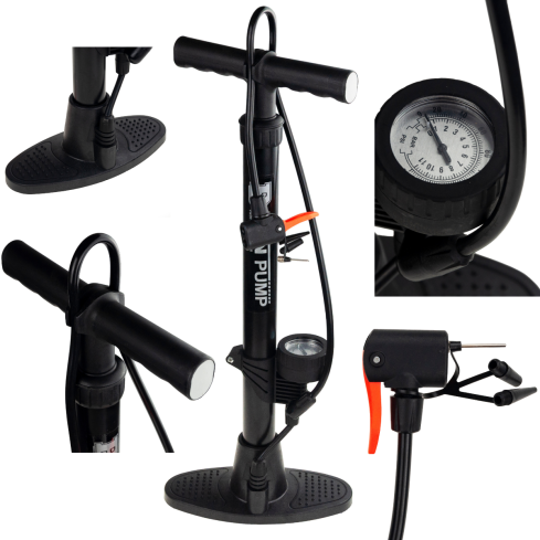 TG60272 FAHRRADPUMPE MANOMENTR BODENSTATIONÄR