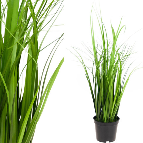 CV14982 KUNSTGRAS IN EINEM 50CM GROSSEN TOPF WIE EIN LEBENDIGES GRAS