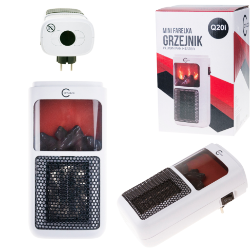 Q20I MINI HEIZUNG HEIZUNG ELEKTRISCHER KAMIN STECKDOSEN