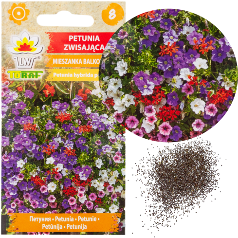R7325 PETUNIE HÄNGEND BALCONY MIX 0.3G SAMEN BALCONY MIX PETUNIEN