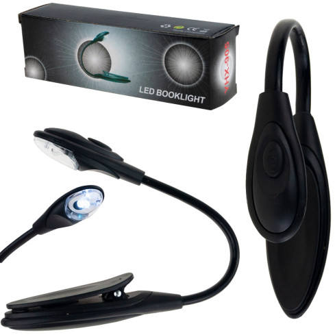 RB90 LED BUCH LESELAMPE ELASTISCHER MONITOR BATTERIEN