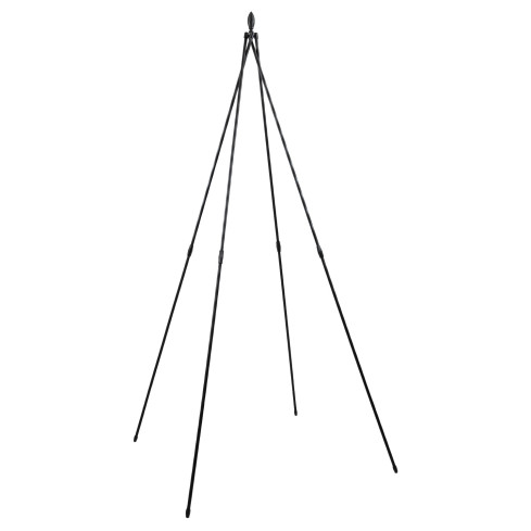 Gartenpergola in Obelischenform, Rankhilfe für Kletterpflanzen, dekorative Spitze, 180 cm