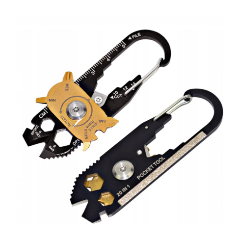 MB-13953 SCHLÜSSELANHÄNGER MULTITOOL 20IN1 KARABINER