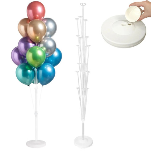 Ständer für 19 Luftballons, Luftballonständer, zur Dekoration für Geburtstage