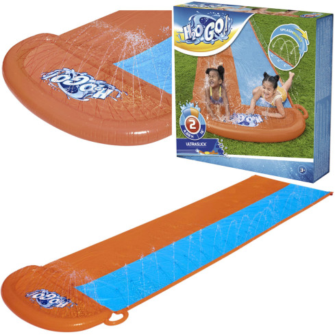 52328 Wasserrutsche Doppel-Wasserrutsche Fontäne 488cm BESTWAY