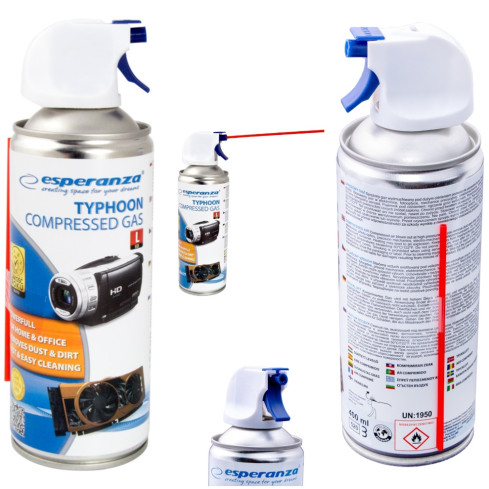 ES338 DRUCKLUFT 400ML SPRAY - ES120 ESPERANZA PISTOLE