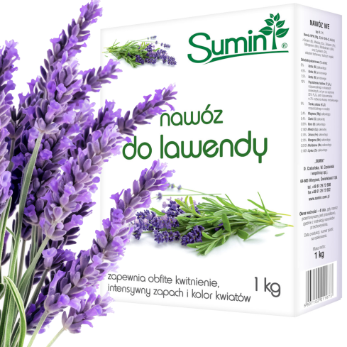 SUM13 Lavendel-Dünger, Sumin-Dünger 1 kg, üppige Blüte, reichhaltige Zusammensetzung, Lavendel-Düngung