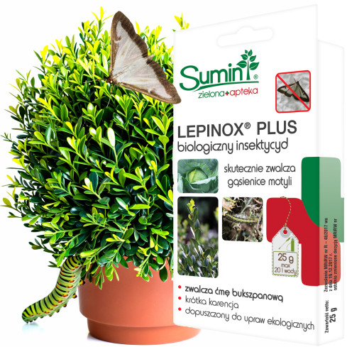 SUM32 LEPINOX PLUS 25G SCHÄDLINGSBEKÄMPFUNG FÜR BUCHSBAUMZÜNSLER-RAUPEN