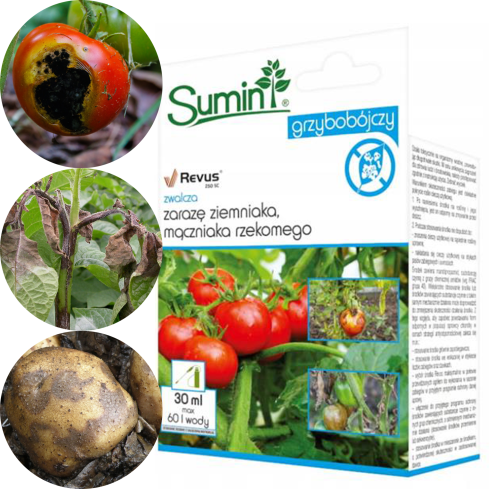 SUM35 Sumin Revus 250 SC, Spritzmittel gegen den Kartoffelmehltau 30 ml/60 l