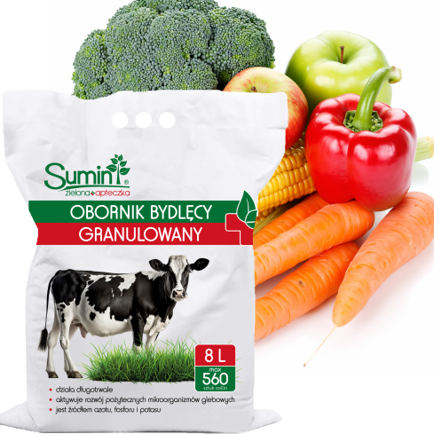 SUM56 SUMIN RINDERMIST GRANULIERTER NATURDÜNGER STICKSTOFF PHOSPHOR KALIUM 8L