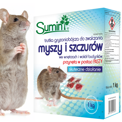 SUM58 SOFT GIFT 1KG SUMIN FÜR NAGER MÄUSE RATTEN GIFT
