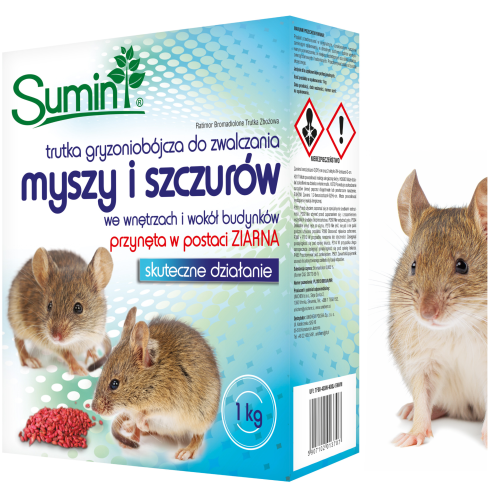 SUM59 SUMIN GIFT MAUS RATTENGIFT GETREIDE RODENTIZID 1KG