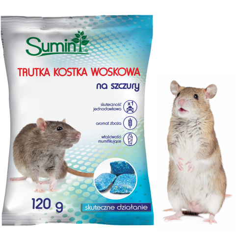 SUM63 SUMIN RATTENGIFT WACHS WÜRFEL 25PPM 120G
