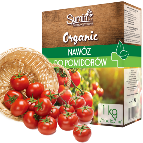 Organischer Dünger für Tomaten und Gemüse, Sumin Organic, 1 kg, BIO-Granulat