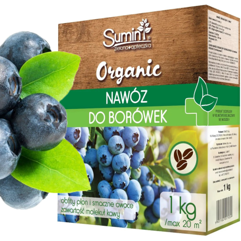 Organischer Dünger, Granulatdünger für Blaubeeren, organisch, 1 kg, Sumin