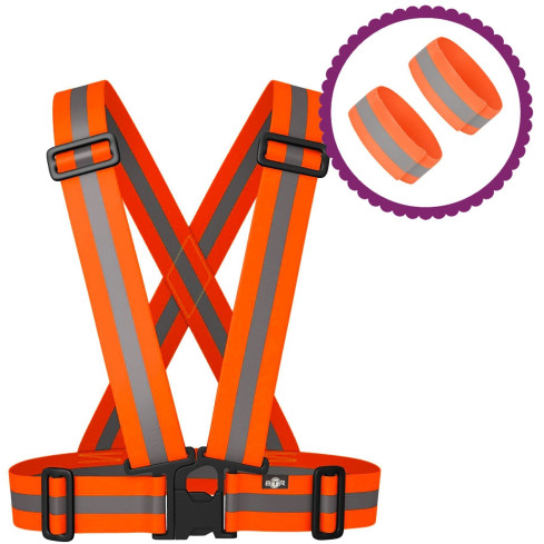 TG55552-2 REFLEKTIERENDER GURT ORANGE