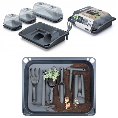 INST01-S433 MINI GEWÄCHSHAUS SETZKASTEN + WERKZEUG