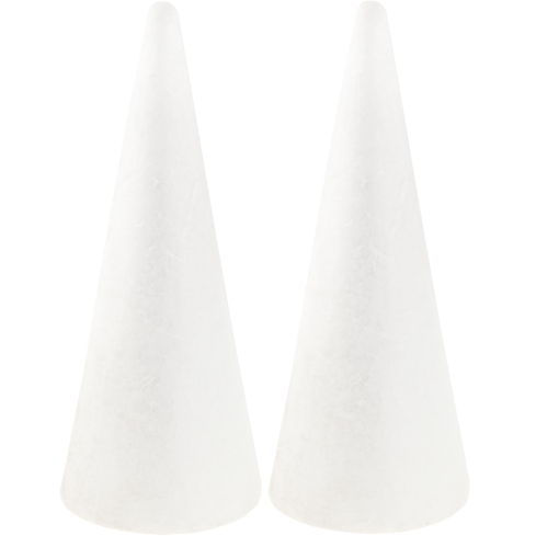 TG26228 Polystyrol-Kegel 30CM Weihnachtsbaum BIG TO DECORATE x2