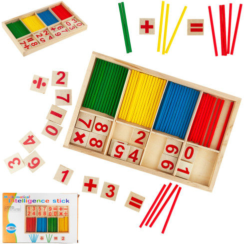 Tg50050 Mathe-Sticks Holzsatz