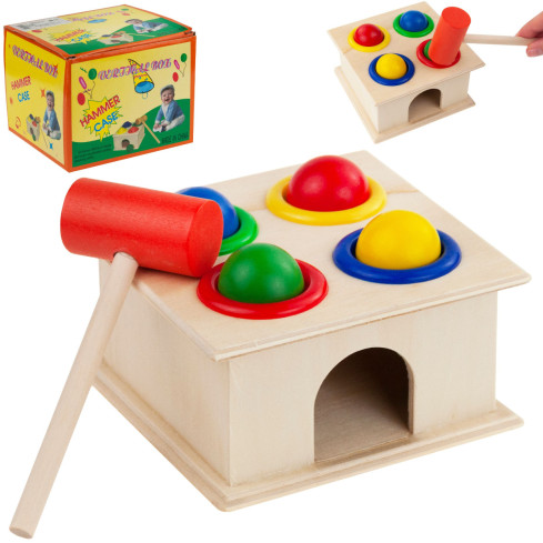 TG50055 Holzhammer-Schlagspiel + Hammer