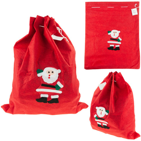 TG53110 Weihnachtsmann-Geschenktüte 40x50 große rote Geschenktüten, Geschenkverpackung