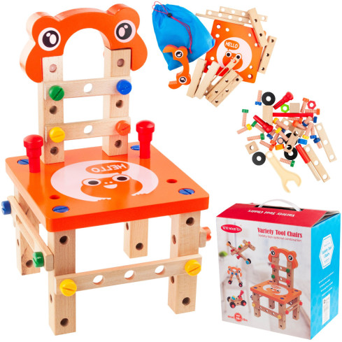 TG55487 Drehstuhl aus Holz, Spielzeug