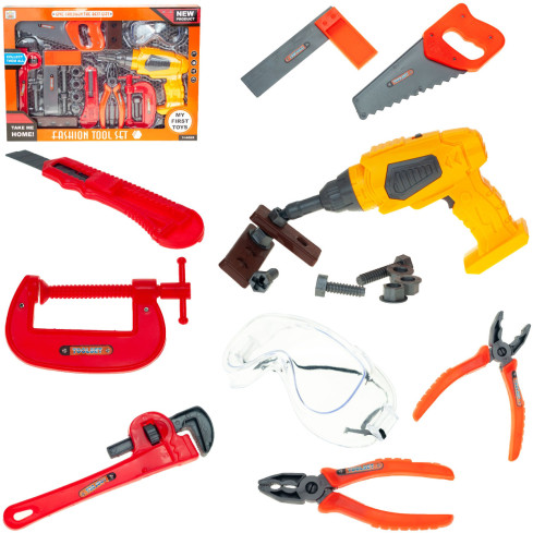 TG55511 Werkstatt-Set, 19-teiliges Spielzeugset