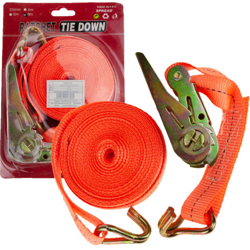 TG56142 TRANSPORTBAND 2T 25MM 6M RATSCHENSPANNER TRANSPORTBAND