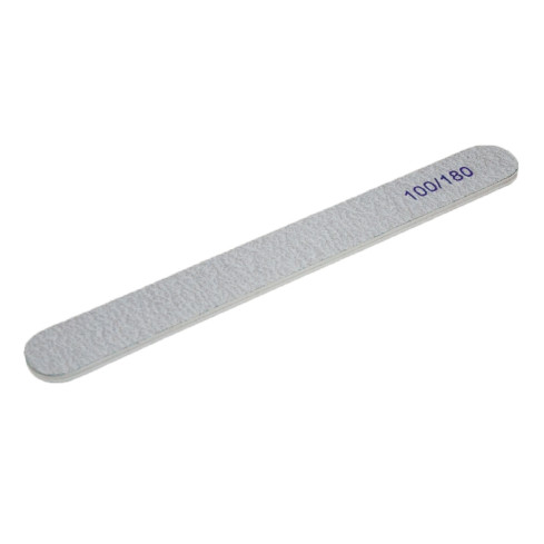 TG56421 Nagelfeile gerade 100/180 weiß