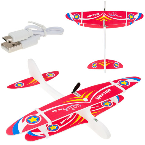 Tg56683 Polystyrol fliegendes Flugzeug Schaumstoff USB-Motor wiederaufladbar