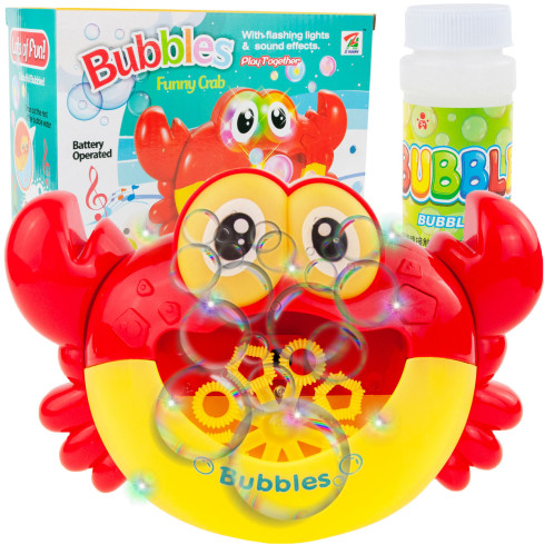 TG57811 Seifenblasenmaschine „Krabbe“ + Flüssigkeit