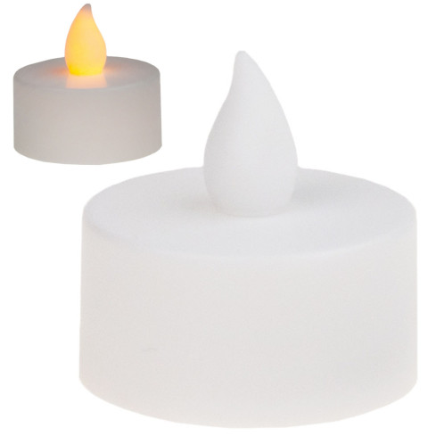 TG59649 KERZE LED KERZENHALTER TEELICHT GELBE FLAMME KERZENHALTER