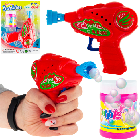 TG63365 Seifenblasenpistole, automatische Seifenblasenmaschine + Seifenblasenflüssigkeit