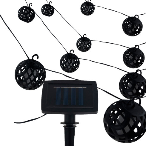 TG66782 SOLARLAMPE FACKEL LEUCHTET WARM GARTEN GIRLANDE LOFT TERRASSE BALKON