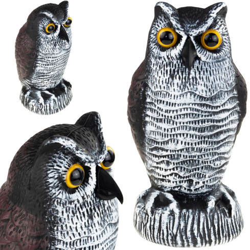 TG66894 Vogel- und Mäuseschreck – Eulenfigur für den Garten, Raubvogel-Modell