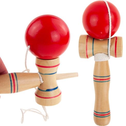 TG67313 KENDAMA HOLZ KLASSISCH JAPANISCH ARCADE BALL FANGEN SPIEL