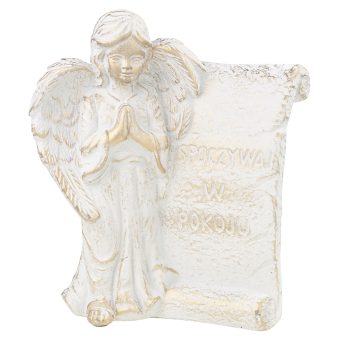 TG70368 Betonfigur für den Friedhof: Engel „Ruhe in Frieden“