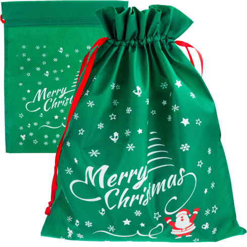 TG70466-1 Weihnachtstüte Geschenktüte grün groß