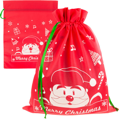 TG70466-2 Weihnachtsgeschenktüte Weihnachtsgeschenktüte rot groß