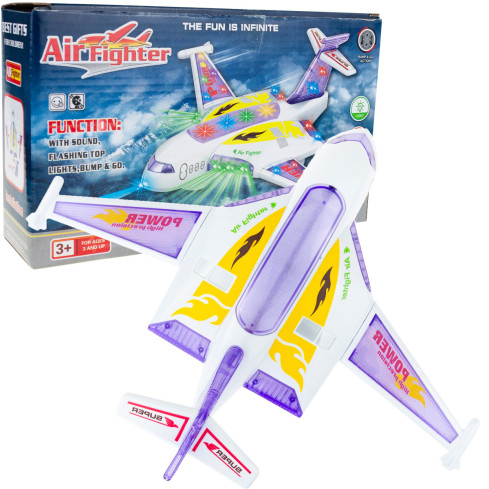 TG71057 – interaktives, fahrendes Flugzeug für Kinder mit LED-Beleuchtung und Sound