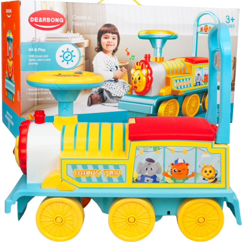 TG71061 INTERAKTIVER SCHIEBBARER LOKOMOTIVZUG MIT GERÄUSCHEN STAUFACHZUG