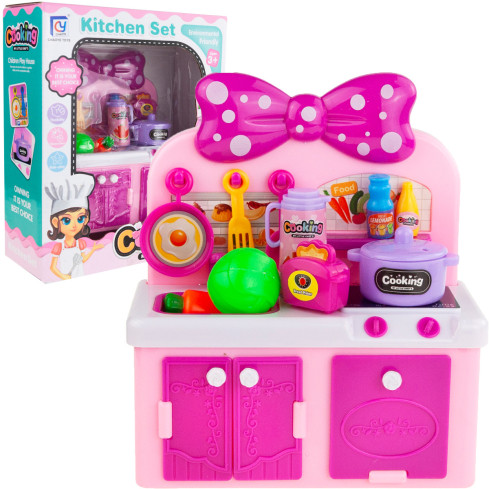 TG71072 Kinderküche mit Spüle, Kochfeld, Topf und Küchenzubehör