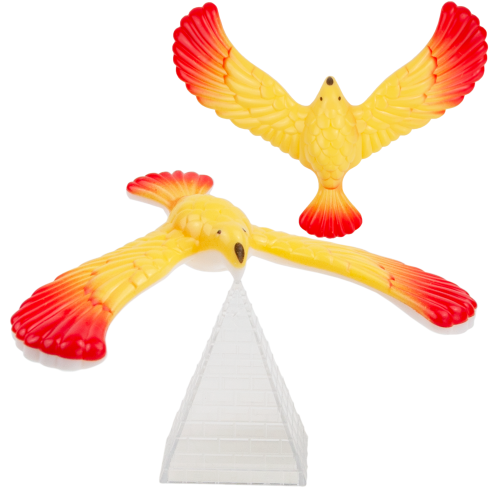 TG71289 MAGISCHE PYRAMIDE BALANCIERENDER VOGEL ANTI-GRAVITATION BALANCIERENDE FIGUR