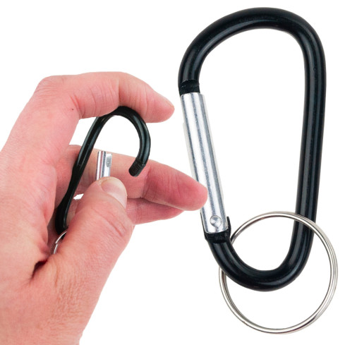 TG71292 Schlüsselanhänger Karabiner Schlüsselring mit Metallring