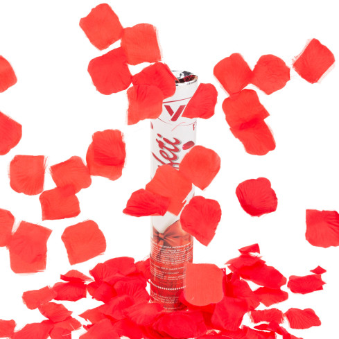 TG71326 KONFETTI ROSENBLÜTENBLÄTTER ROT SCHIESSEN ROHR FÜR HOCHZEIT VERLOBUNG VALENTINSTAG HOCHZEIT